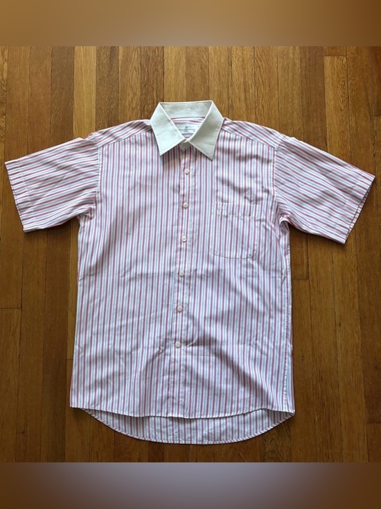 Balenciaga Other - 90s Balenciaga Archive Striped Short Sleeve Button Up Shirt Nicolas Ghesquiere